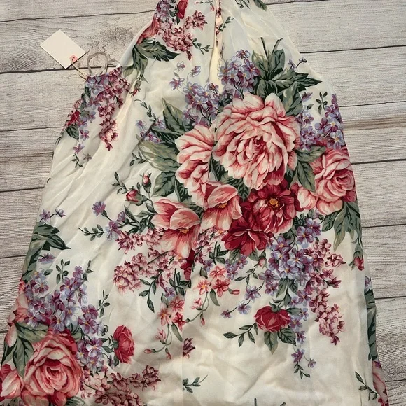 Forever 21 Floral Print Halter Blouse - Picture 7 of 8